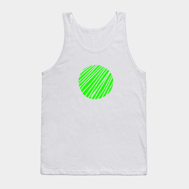 green circle design Tank Top by creatilory